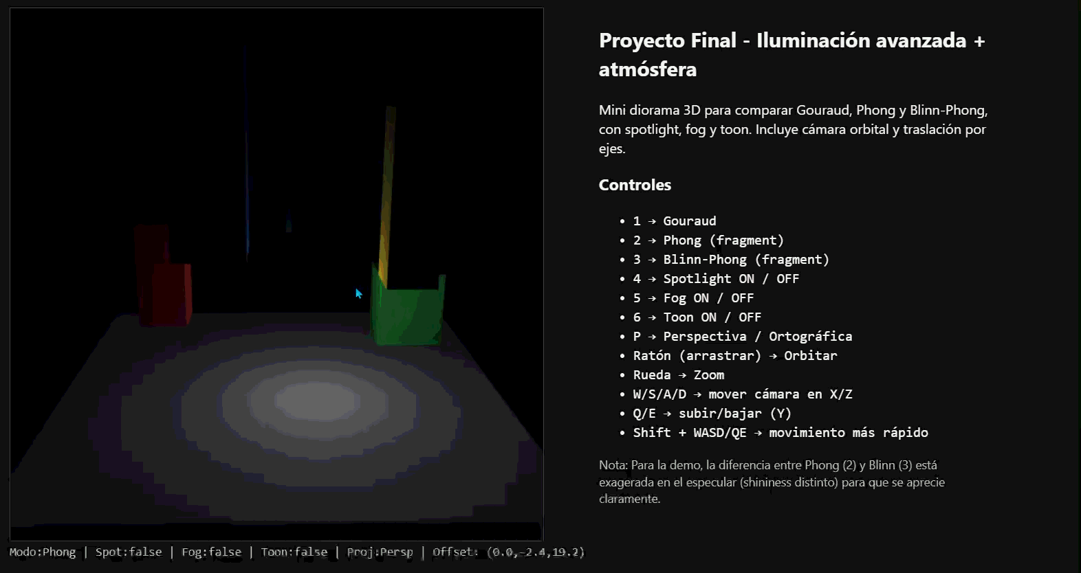 Toon and fog comparison